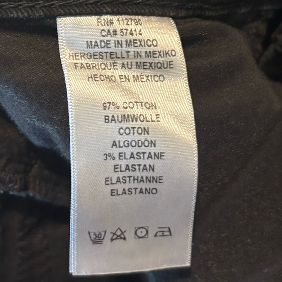 True Religion Men’s Ricky Black Relaxed Straight Flap Jeans 34 - Picture 5 of 5